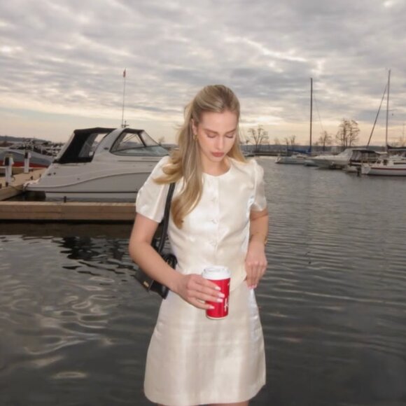 Reformation Mika Two Piece - Cream - Picture 4 of 15